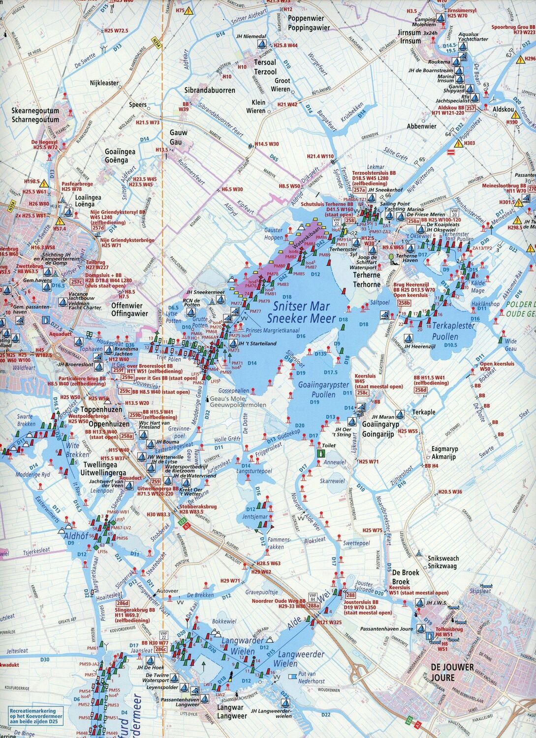 Bild: 9789018045968 | Friesland 1:50 000 Waterkaart | Waterkaarten | (Land-)Karte | 2020