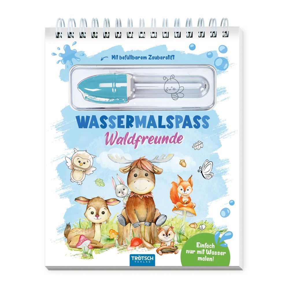 Cover: 9783988020994 | Trötsch Wassermalspaß mit Zauberstift Waldfreunde | Trötsch Verlag