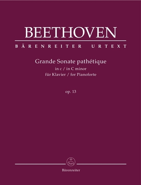 Cover: 9790006542055 | Grande Sonate pathétique c-Moll op. 13 | Engl/dt, Bärenreiter Urtext