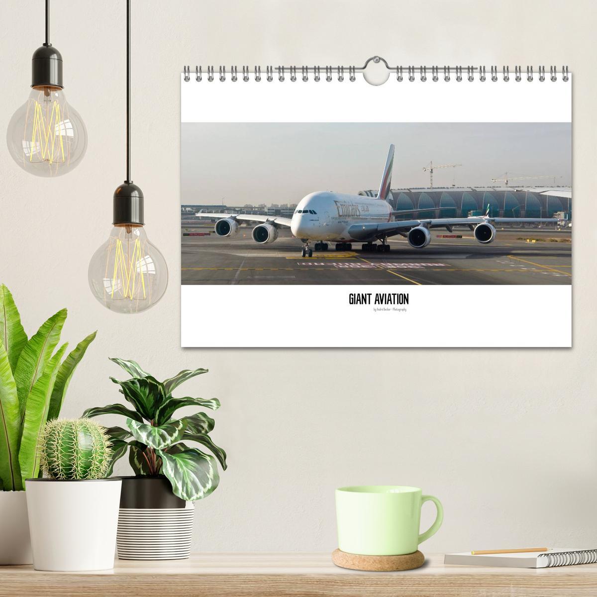 Bild: 9783435829972 | Giant Aviation - Verkehrsluftfahrt (Wandkalender 2025 DIN A4 quer),...