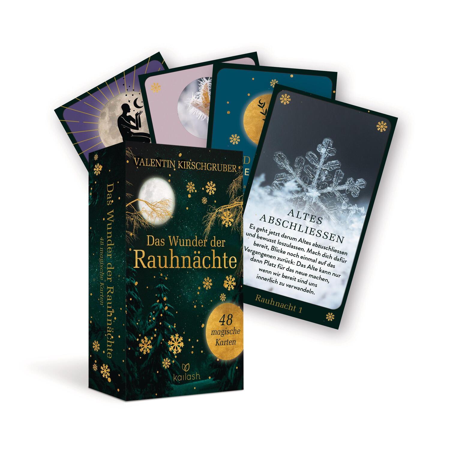 Cover: 4250939900063 | Das Wunder der Rauhnächte | 48 magische Karten | Valentin Kirschgruber
