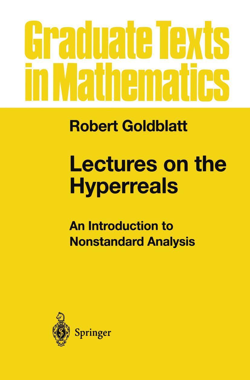 Cover: 9780387984643 | Lectures on the Hyperreals | An Introduction to Nonstandard Analysis