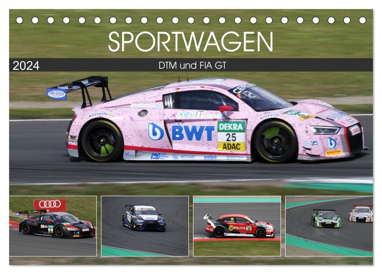 Cover: 9783675704039 | SPORTWAGEN DTM und FIA GT (Tischkalender 2024 DIN A5 quer),...