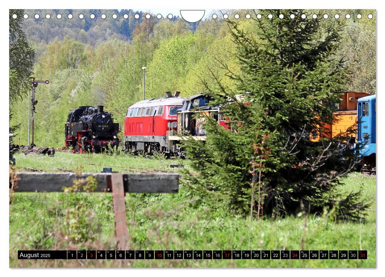 Bild: 9783435465279 | Bahnland Sachsen (Wandkalender 2025 DIN A4 quer), CALVENDO...