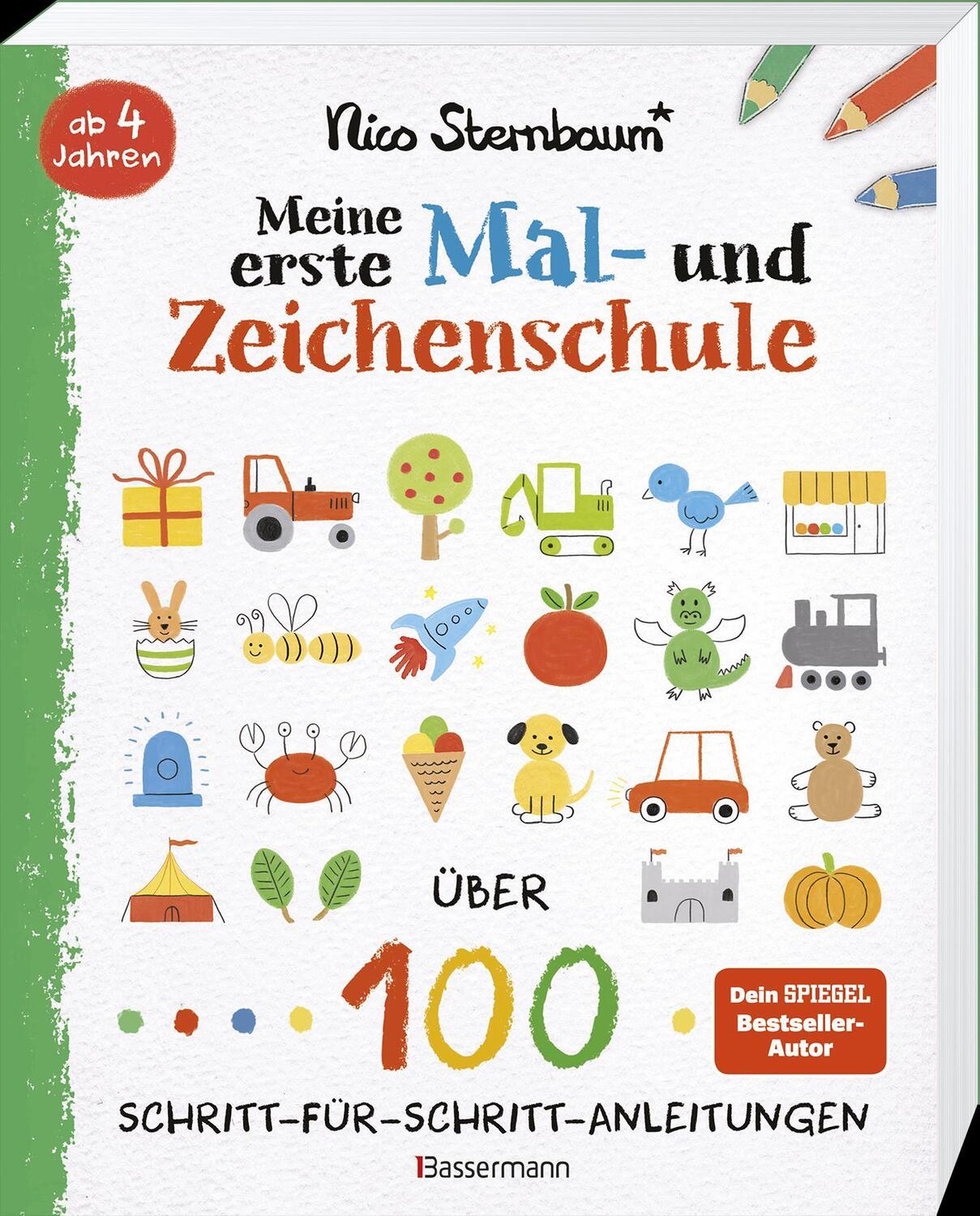 Bild: 9783809444992 | Meine erste Mal- und Zeichenschule. Ab 4 Jahren | Nico Sternbaum