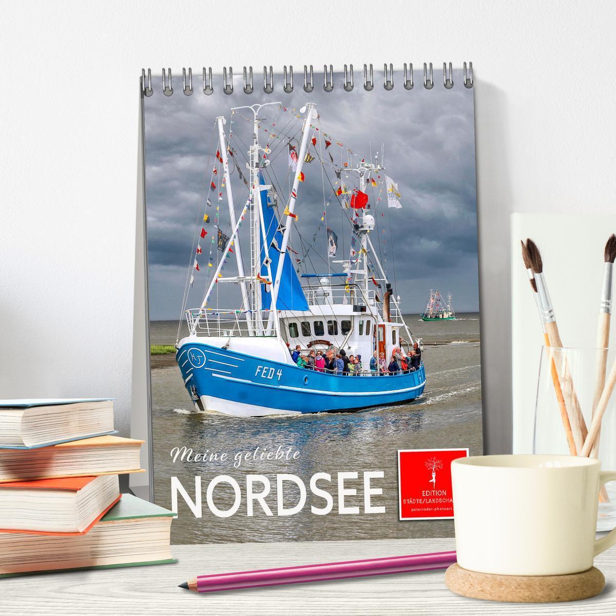 Bild: 9783435903597 | Meine geliebte Nordsee (Tischkalender 2025 DIN A5 hoch), CALVENDO...