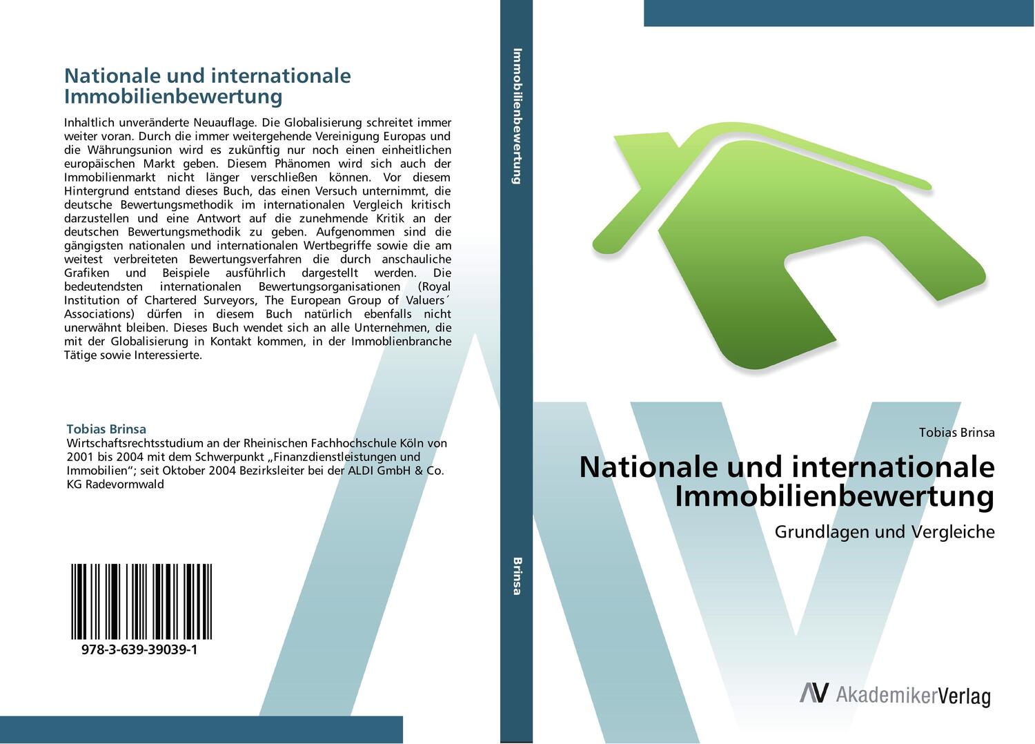 Cover: 9783639390391 | Nationale und internationale Immobilienbewertung | Tobias Brinsa