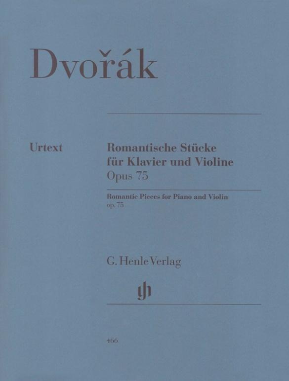 Cover: 9790201804668 | Dvorák, Antonín - Romantische Stücke op. 75 für Klavier und Violine