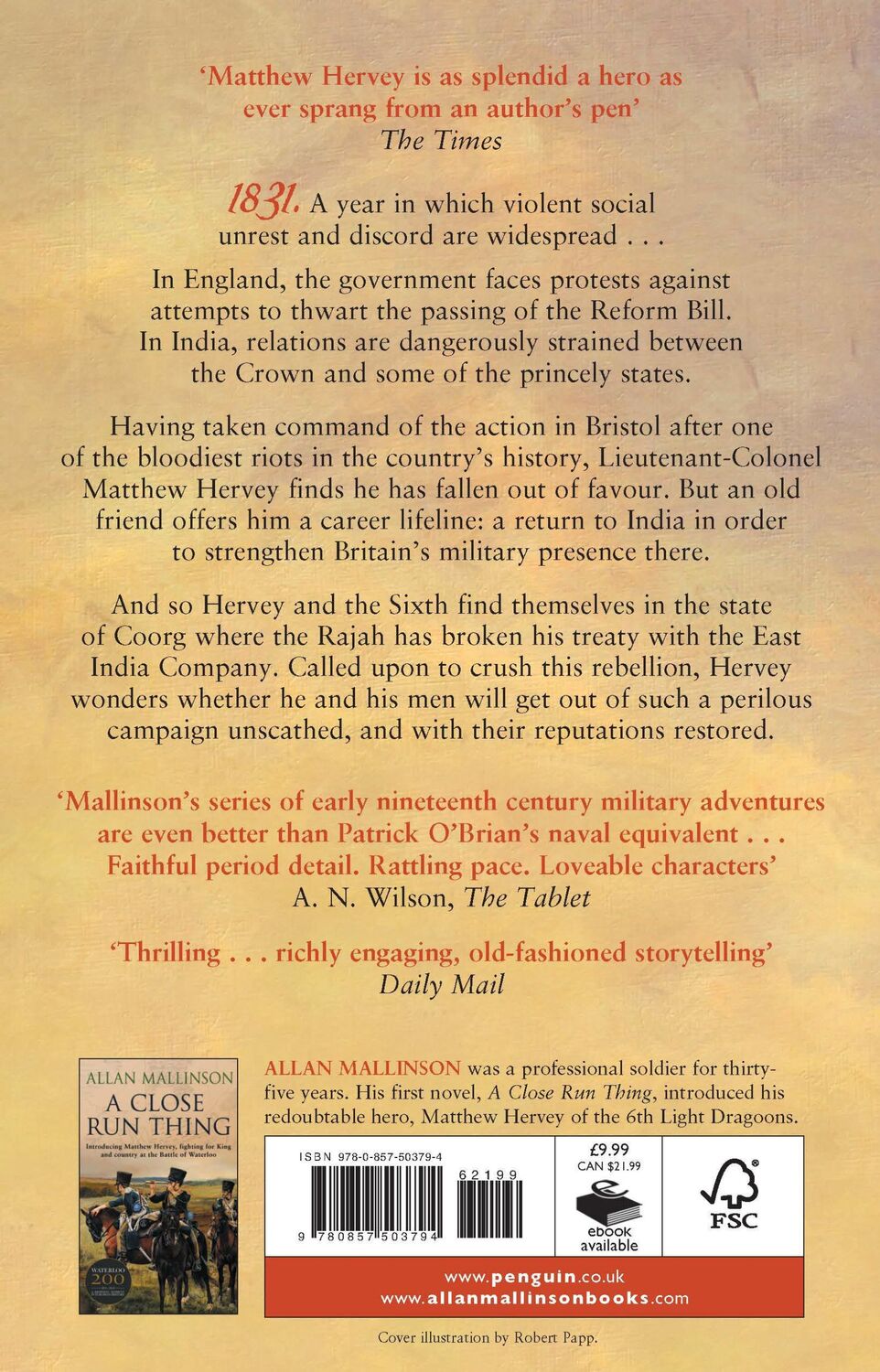 Rückseite: 9780857503794 | The Passage to India | Allan Mallinson | Taschenbuch | Englisch | 2019