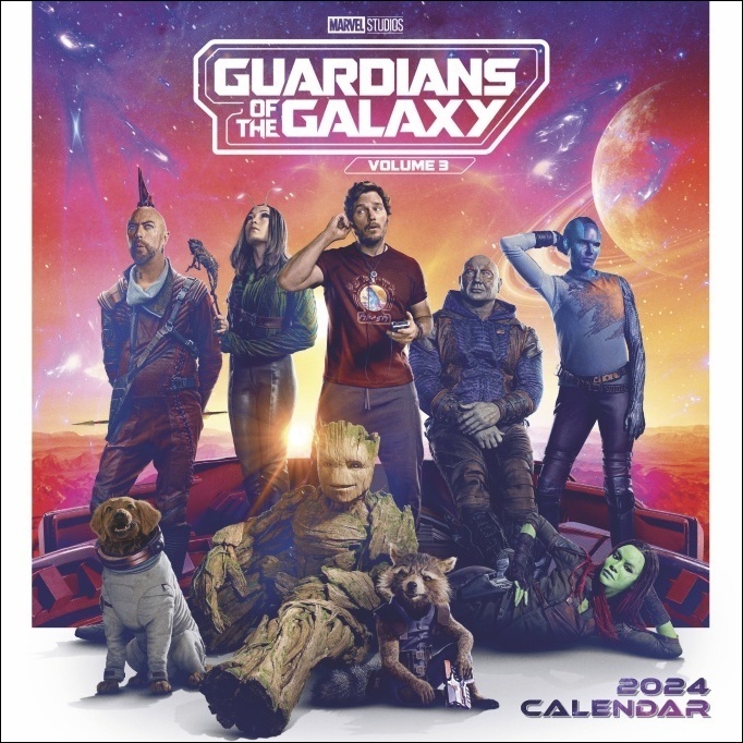 Cover: 9783840196508 | Guardians of the Galaxy Vol. 3 Broschur-Kalender 2024. Highlight...