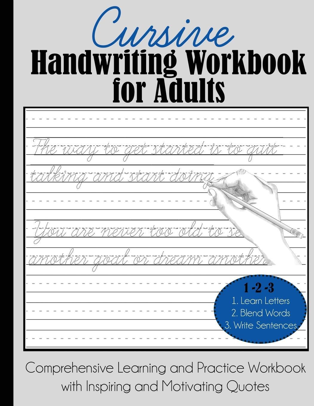 Cover: 9781949651638 | Cursive Handwriting Workbook for Adults | Dylanna Press | Taschenbuch