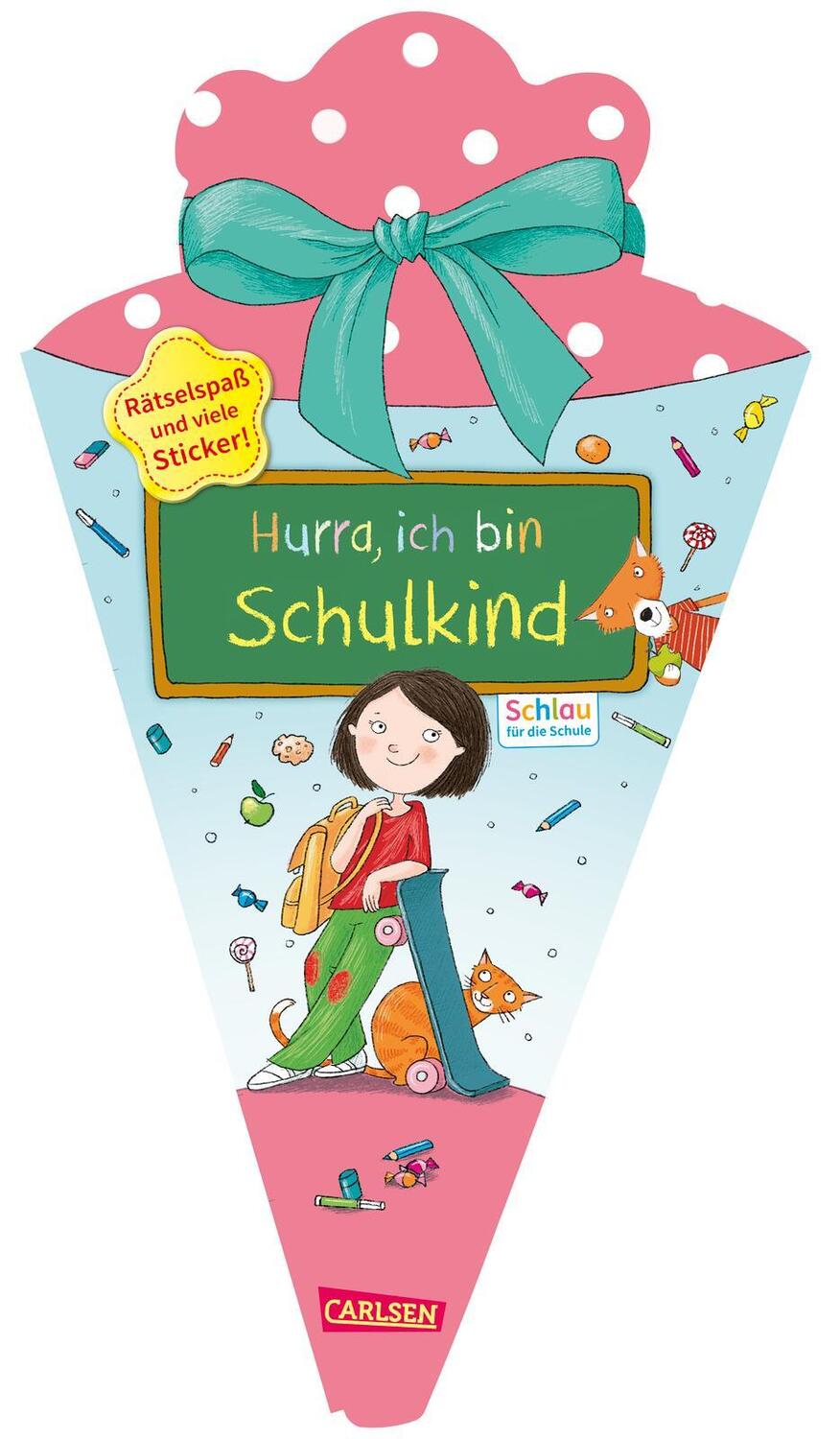 Cover: 9783551191694 | Schlau für die Schule: Hurra, ich bin Schulkind (Schultüte rosa/blau)