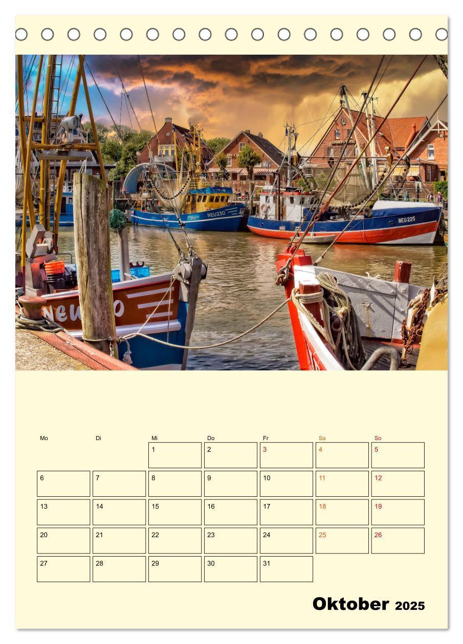 Bild: 9783435903597 | Meine geliebte Nordsee (Tischkalender 2025 DIN A5 hoch), CALVENDO...