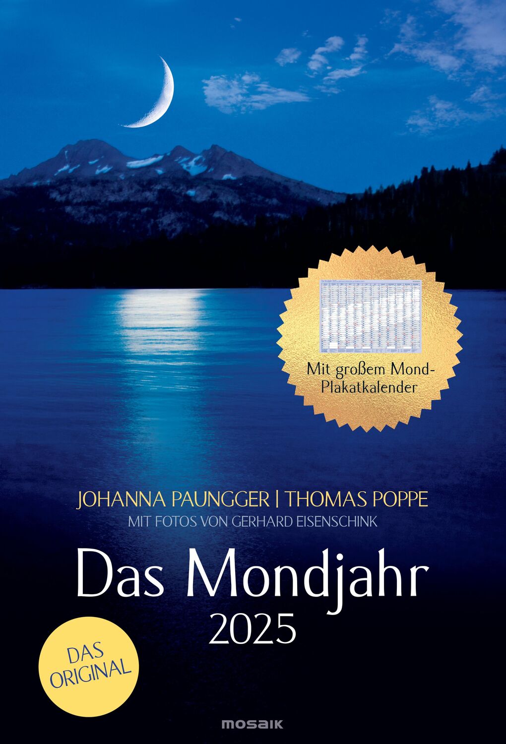 Cover: 9783442319817 | Das Mondjahr 2025 - Wand-Spiralkalender | Johanna Paungger (u. a.)