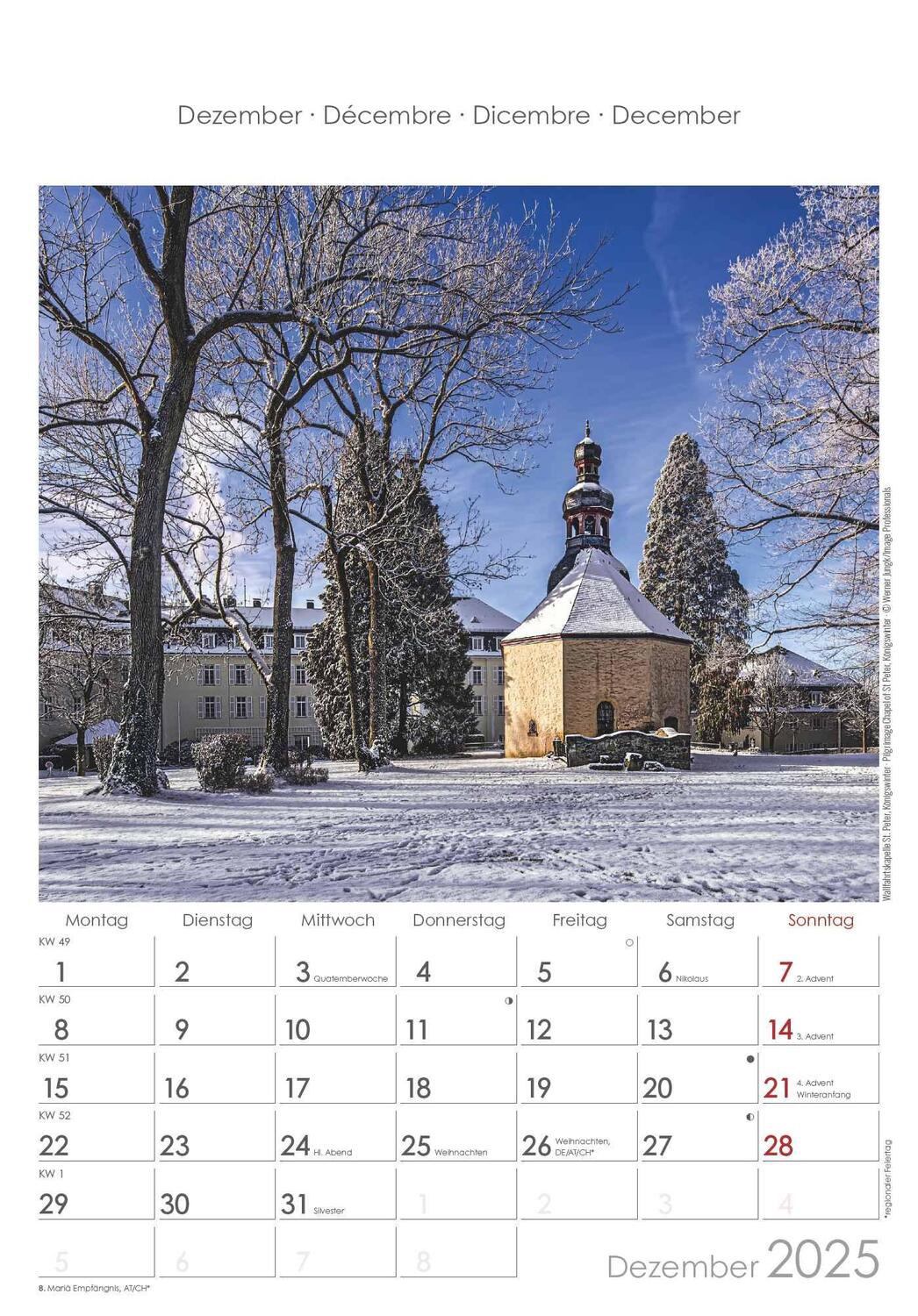 Bild: 4251732343354 | Nordrhein-Westfalen 2025 - Bild-Kalender 23,7x34 cm -...