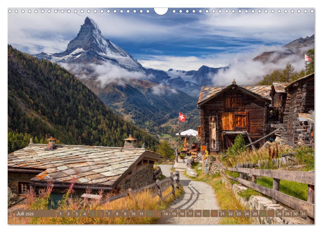 Bild: 9783383826337 | MATTERHORN Impressionen (Wandkalender 2025 DIN A3 quer), CALVENDO...