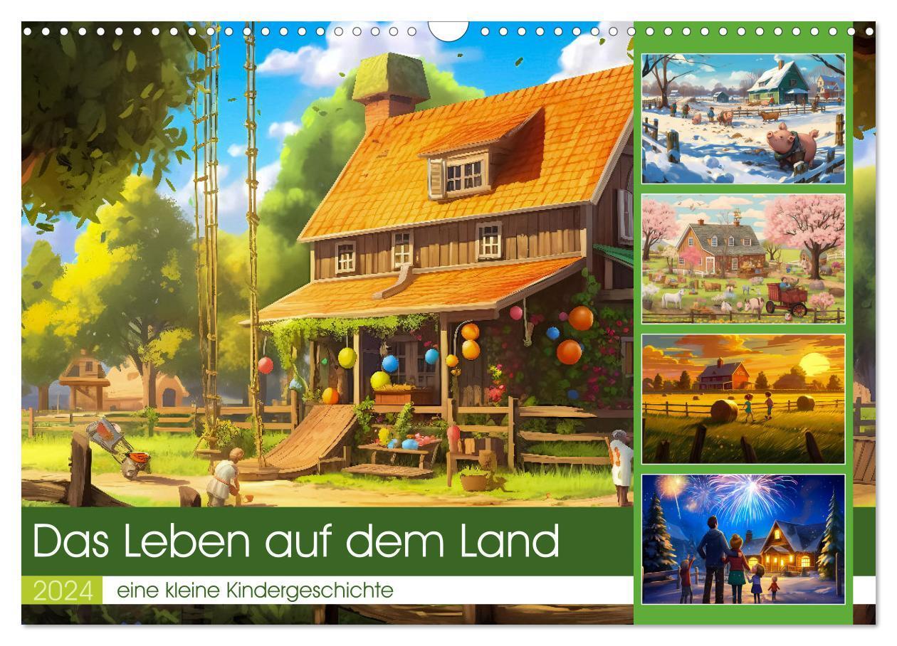 Cover: 9783383652691 | Das Leben auf dem Land (Wandkalender 2024 DIN A3 quer), CALVENDO...