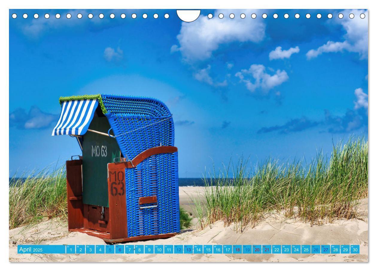 Bild: 9783457158432 | Borkum Ansichten (Wandkalender 2025 DIN A4 quer), CALVENDO...