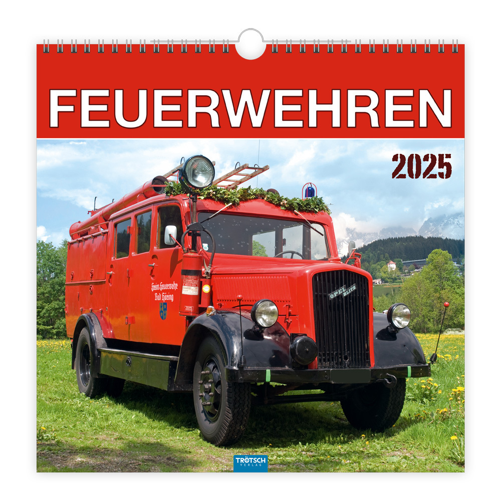 Cover: 9783988022639 | Trötsch Technikkalender Feuerwehren 2025 | &amp;amp (u. a.) | Kalender