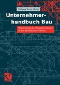 Cover: 9783528017590 | Unternehmerhandbuch Bau | Wolfgang Breyer | Taschenbuch | Paperback