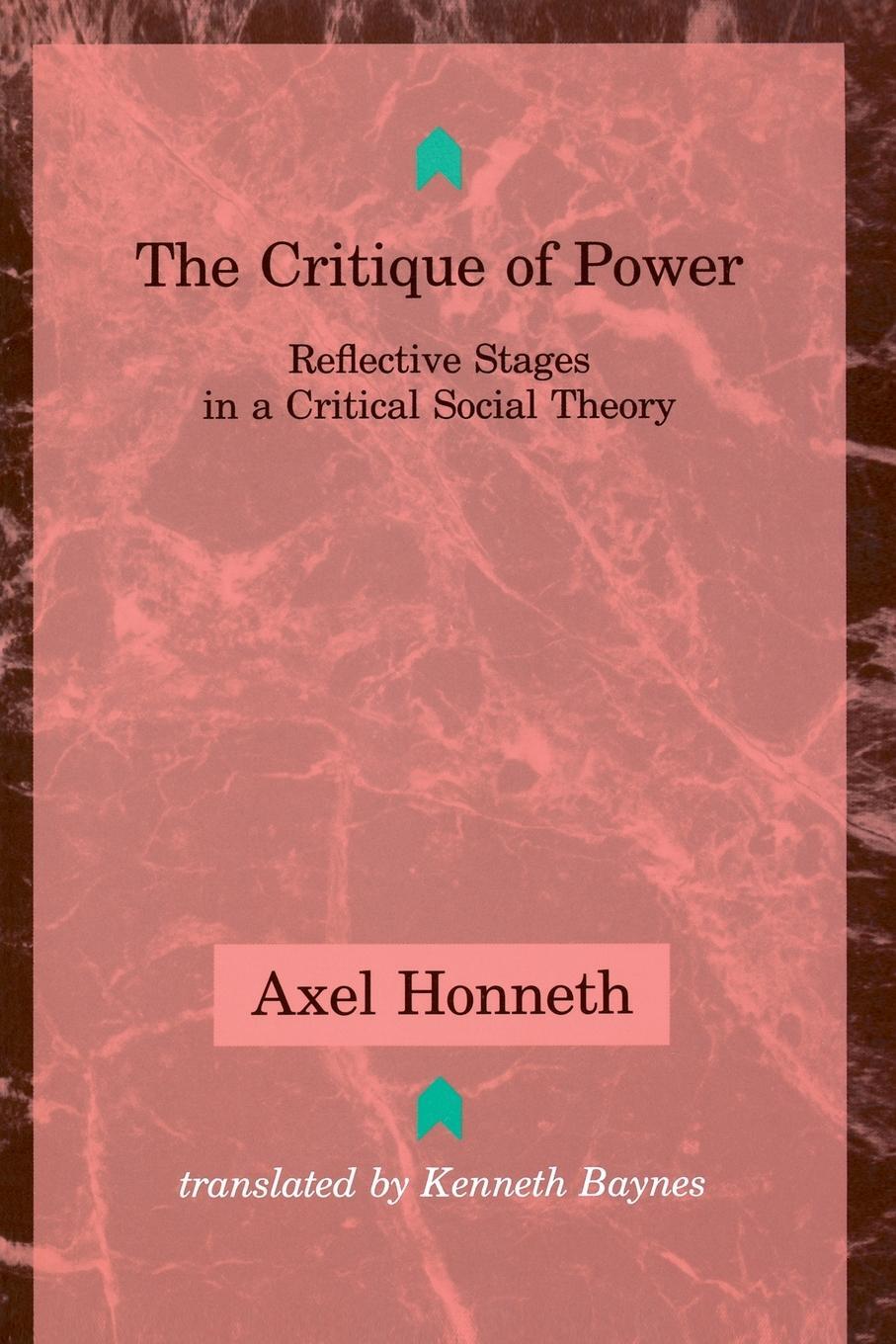 Cover: 9780262581288 | The Critique of Power | Reflective Stages in a Critical Social Theory