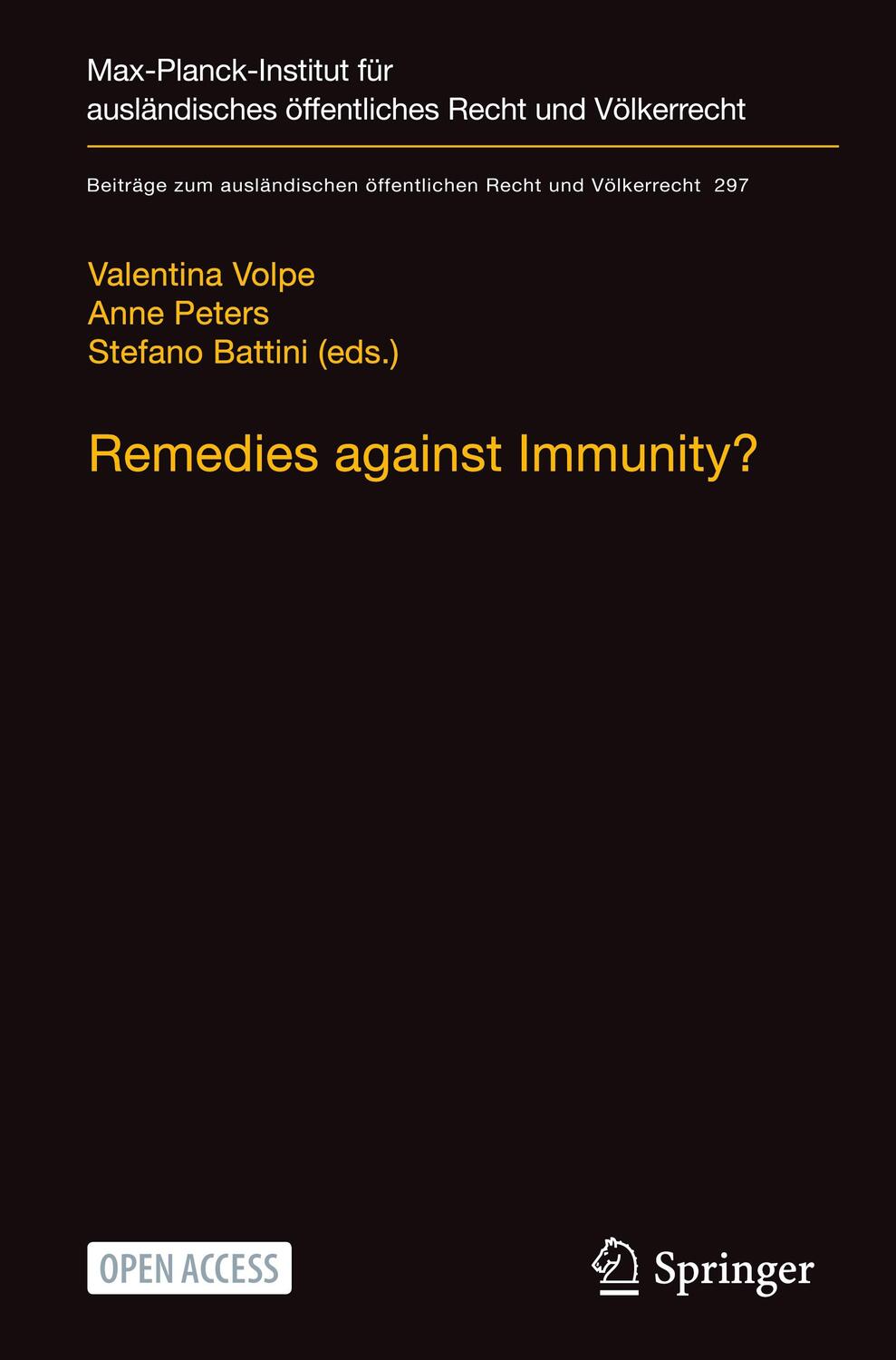 Cover: 9783662623039 | Remedies against Immunity? | Valentina Volpe (u. a.) | Buch | xxvi