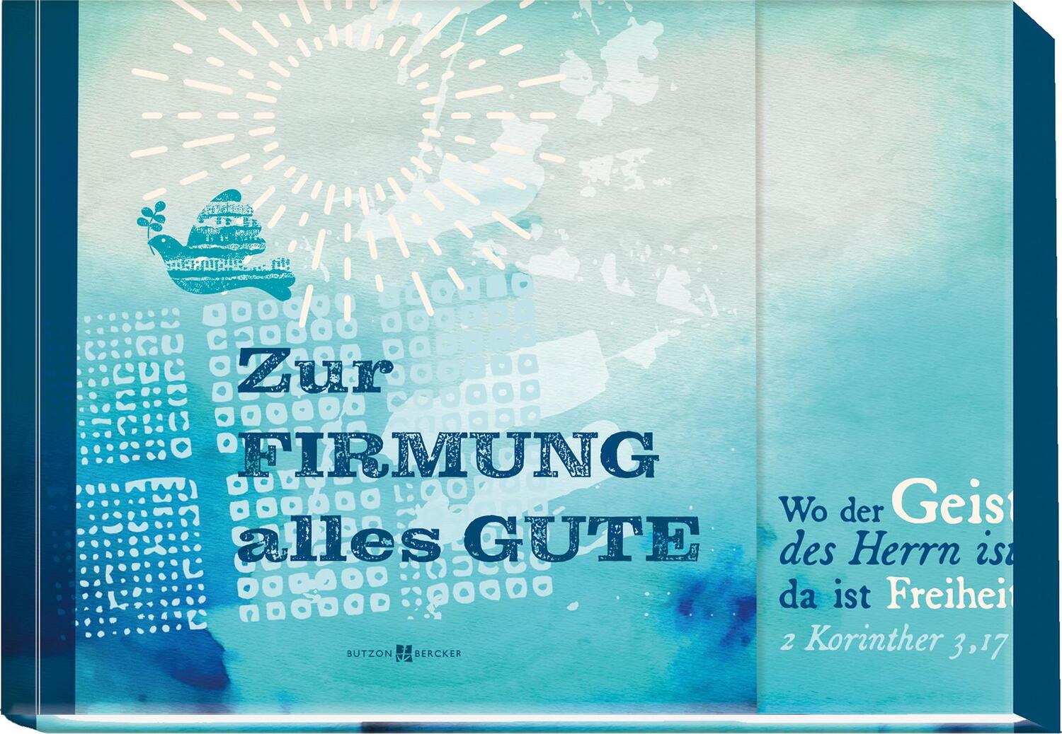 Cover: 9783766635228 | Zur Firmung alles Gute | Geldgeschenkbuch | Buch | Deutsch | 2023