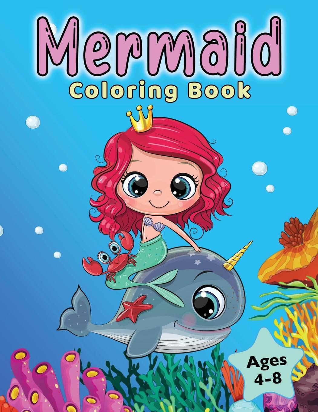 Cover: 9781955421461 | Mermaid Coloring Book | For Kids Ages 4-8 | Golden Age Press | Buch