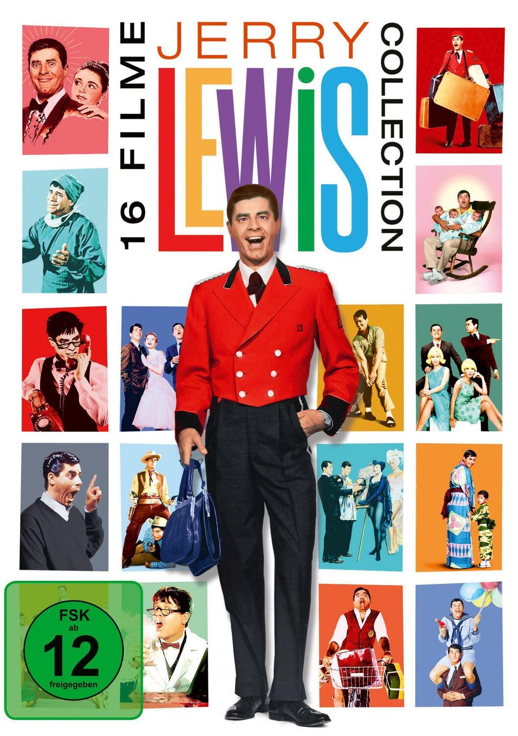 Cover: 5053083240127 | Jerry Lewis 16-Film-Collection | DVD | 14 DVDs | Deutsch | 2021