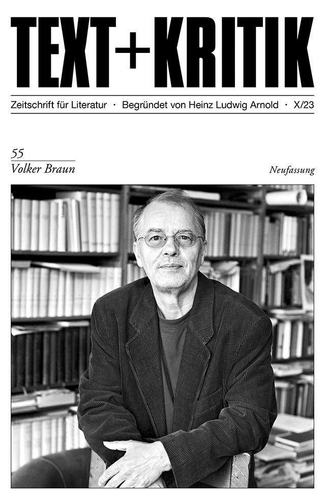 Cover: 9783967078749 | Volker Braun | Taschenbuch | Text und Kritik | 100 S. | Deutsch | 2023
