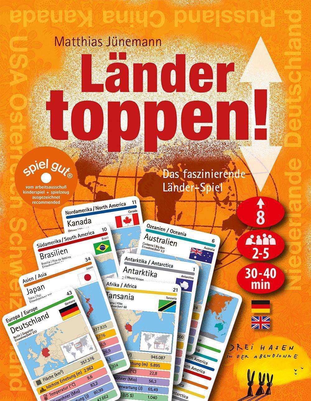 Cover: 4260410770344 | Länder toppen! | Das faszinierende Länder-Spiel | Matthias Jünemann