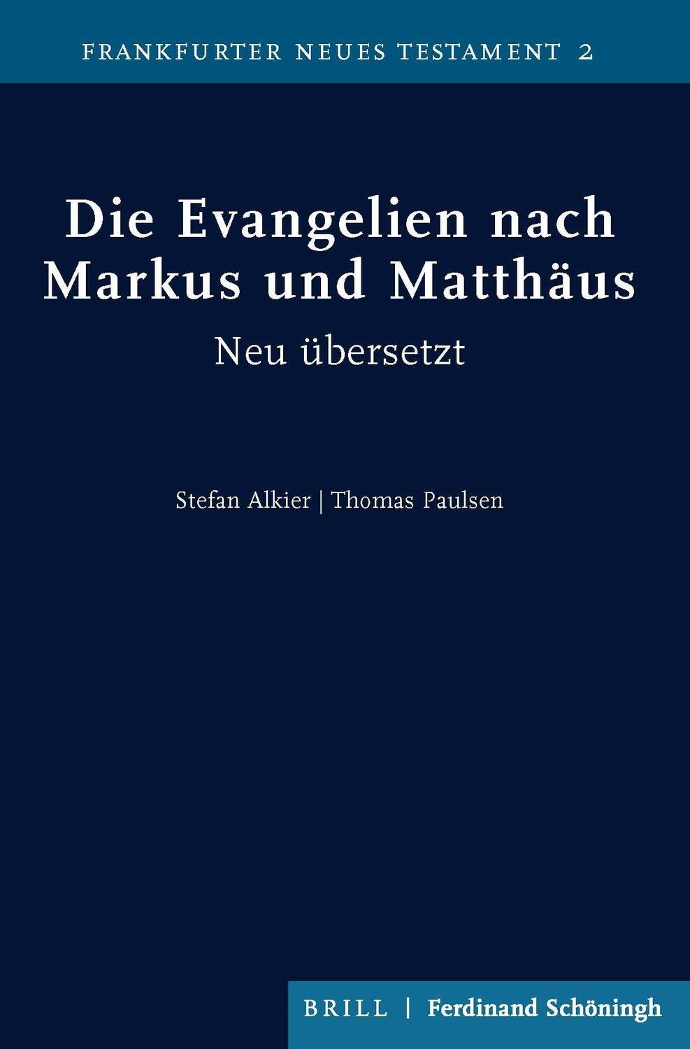 Cover: 9783506704351 | Die Evangelien nach Markus und Matthäus | Neu übersetzt | Buch | 2021