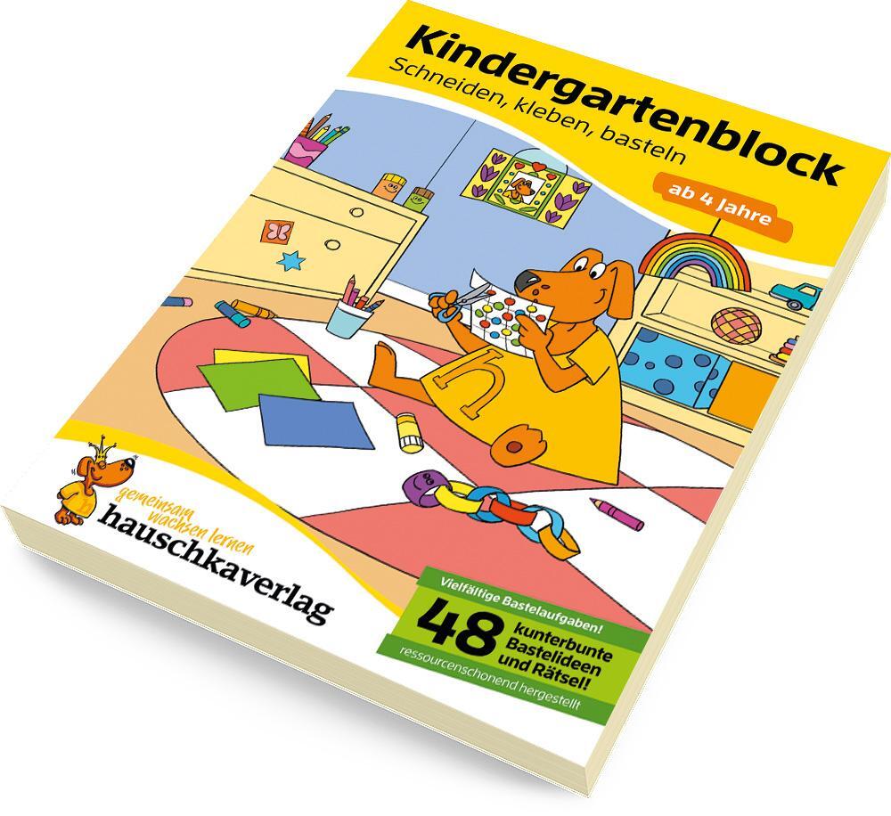Bild: 9783881006293 | Kindergartenblock ab 4 Jahre - Schneiden, kleben, basteln | Maier