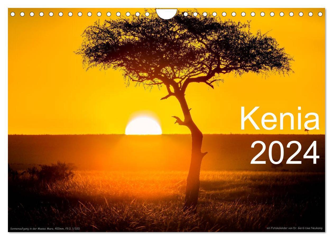 Cover: 9783675769236 | Kenia 2024 (Wandkalender 2024 DIN A4 quer), CALVENDO Monatskalender