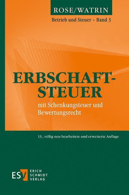 Cover: 9783503195145 | Erbschaftsteuer | mit Schenkungsteuer und Bewertungsrecht | Buch