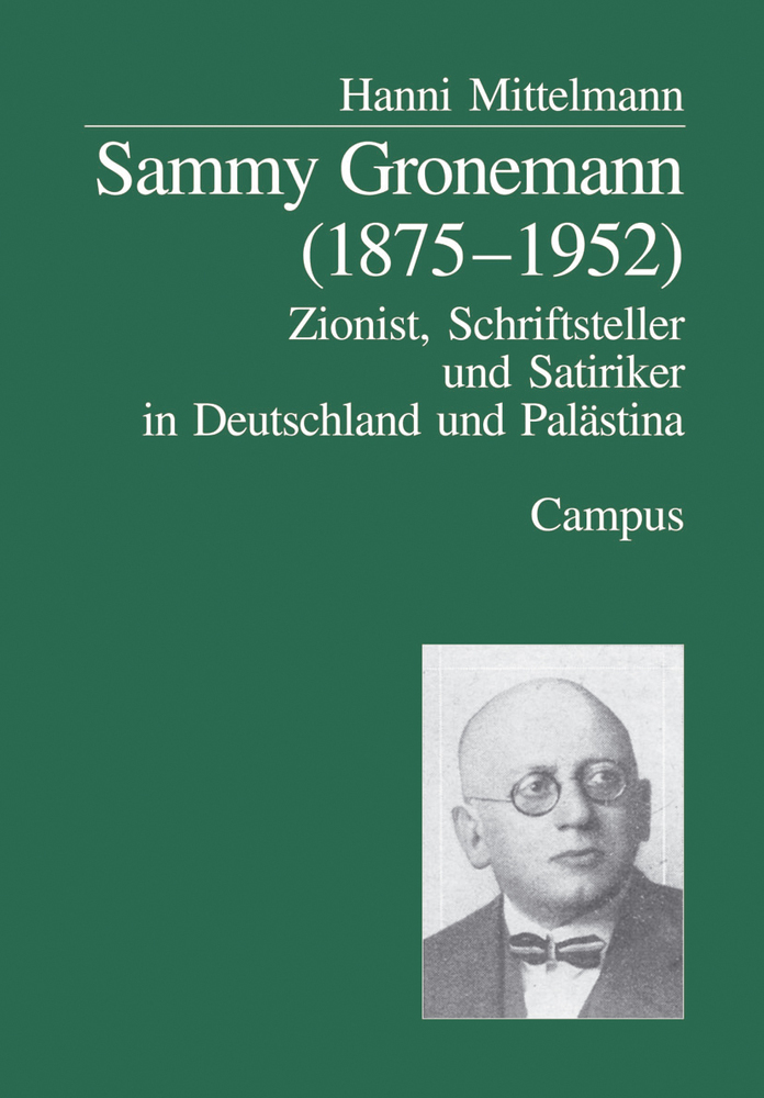 Cover: 9783593375113 | Sammy Gronemann (1875-1952) | Hanni Mittelmann | Taschenbuch | 176 S.