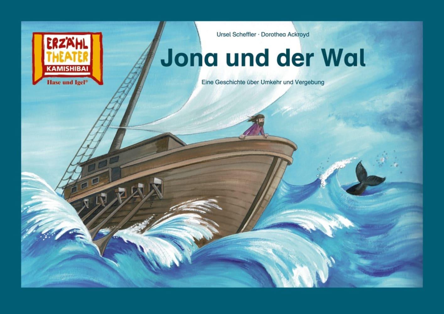 Cover: 4260505831110 | Kamishibai: Jona und der Wal | 6 Bildkarten für das Erzähltheater