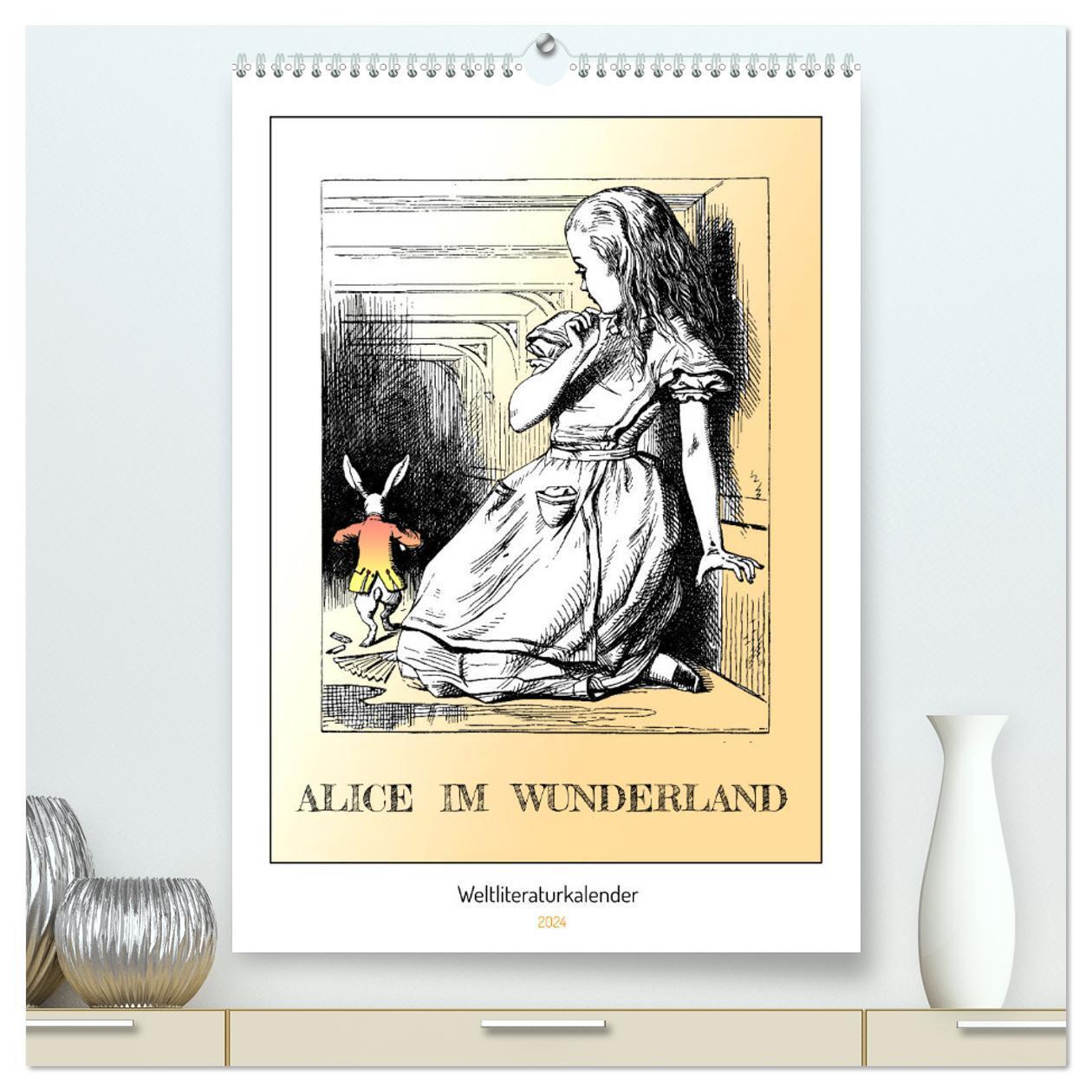 Cover: 9783675547766 | Alice im Wunderland - Weltliteraturkalender (hochwertiger Premium...