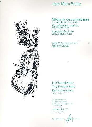 Cover: 9790043030812 | Methode De Contrebasse Volume 3 | Jean-Marc Rollez | Buch