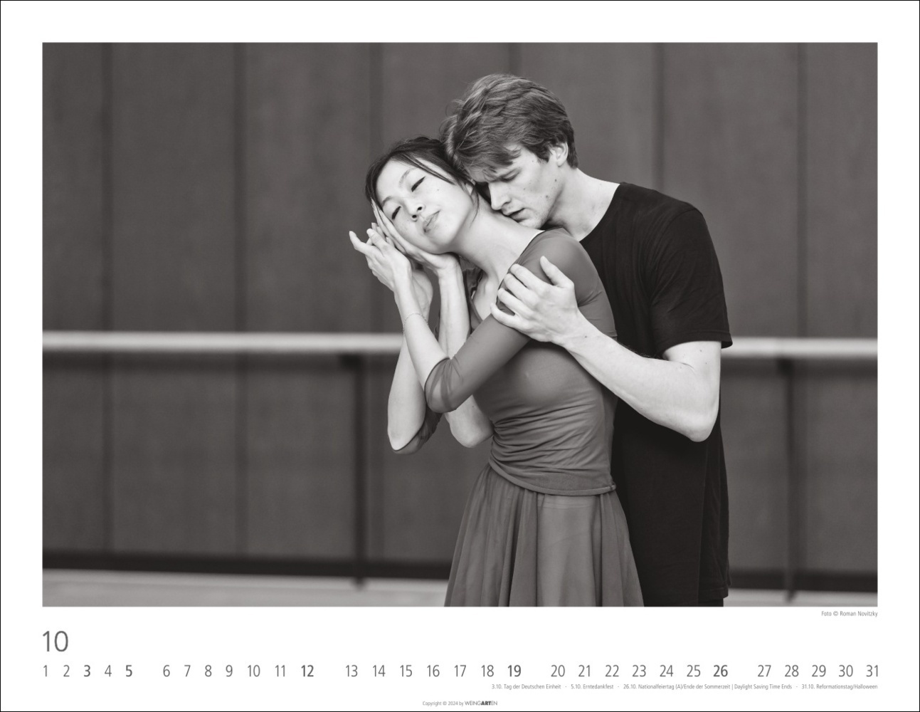 Bild: 9783839900369 | Ballettsaal - Stuttgarter Ballett Kalender 2025 - Stuttgarter Ballett