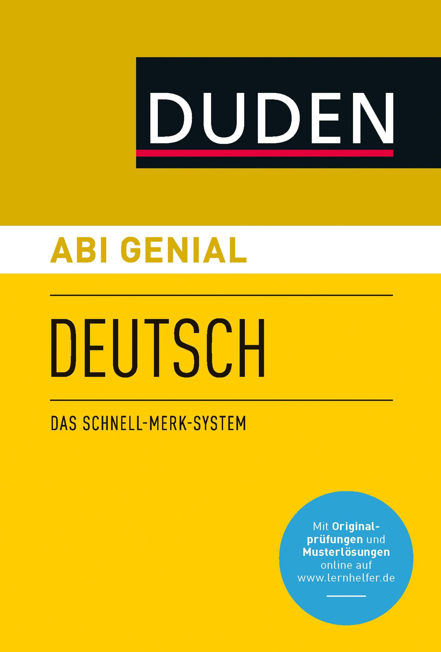 Cover: 9783411708444 | Abi genial Deutsch | Michael Bornemann (u. a.) | Taschenbuch | Deutsch