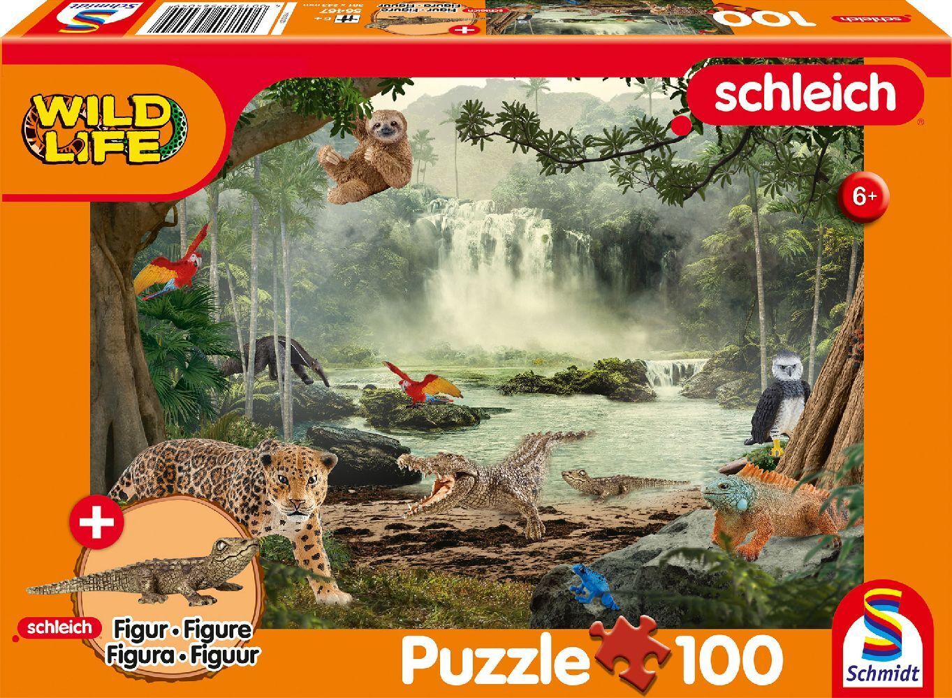 Cover: 4001504564674 | Wild Life, Im Regenwald, 100 Teile, mit Add-on (eine Original Figur...