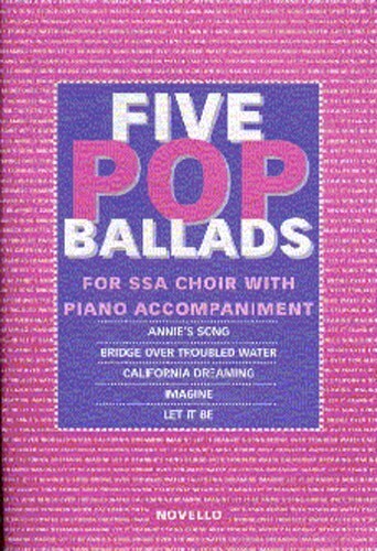Cover: 9780853609698 | The Novello Youth Chorals: Five Pop Ballads | Novello Youth Chorals