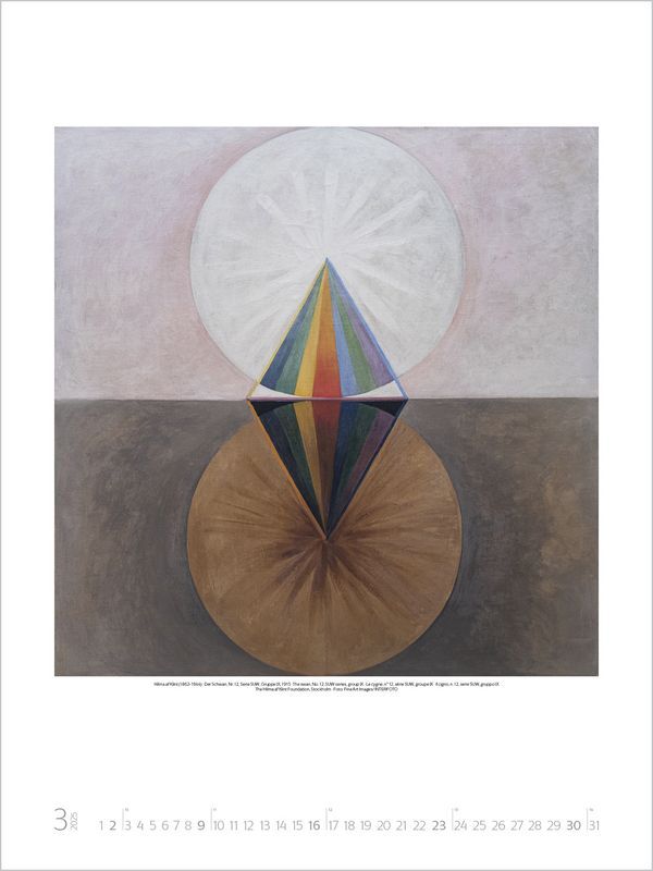 Bild: 9783731879718 | Hilma af Klint 2025 | Korsch Verlag | Kalender | Spiralbindung | 14 S.