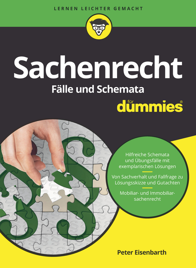 Cover: 9783527713738 | Sachenrecht Fälle und Schemata für Dummies | Peter Eisenbarth | Buch
