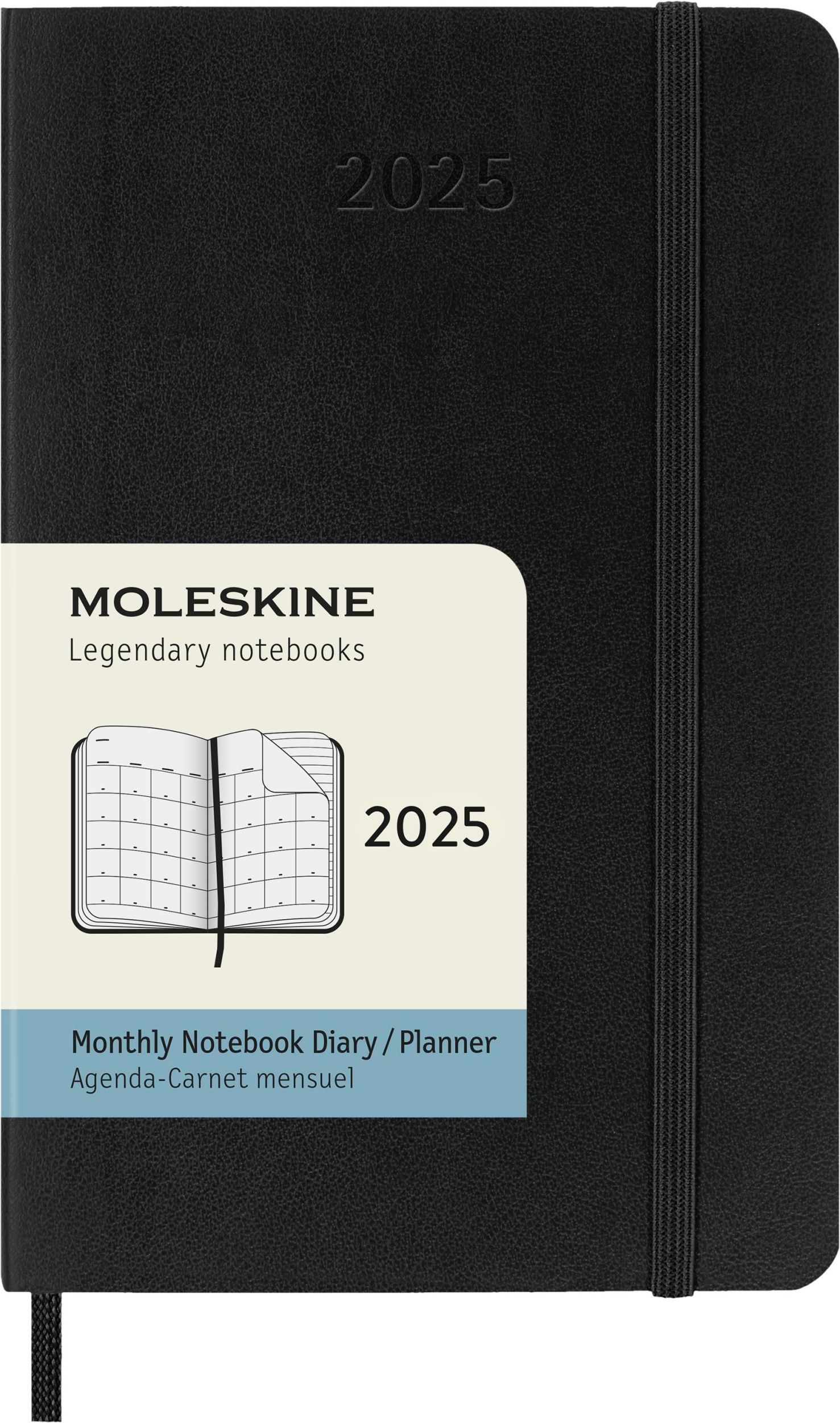 Cover: 8056999270506 | Moleskine 12 Monate Monatsnotizkalender 2025, P/A6, Weicher...