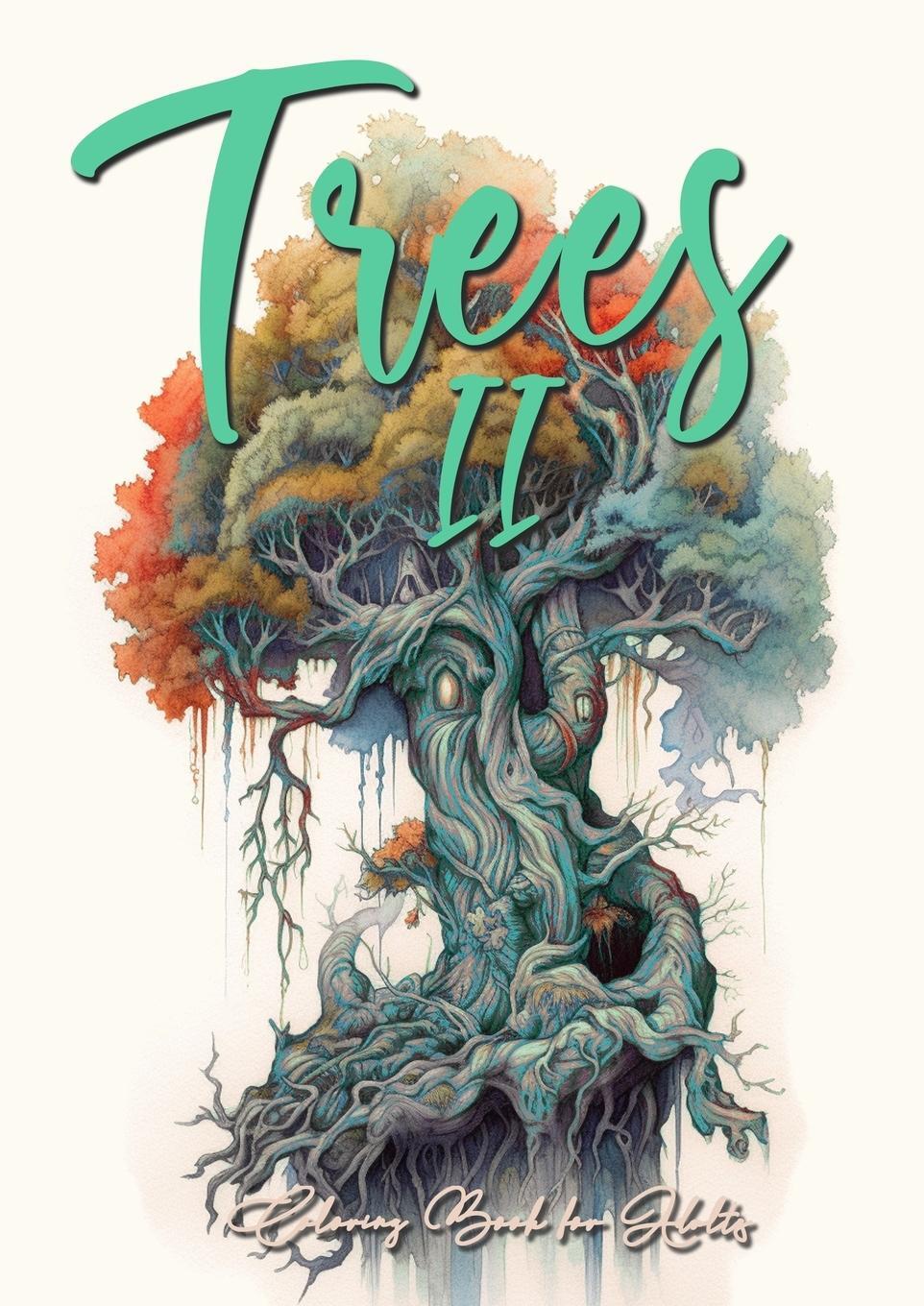 Cover: 9783758434266 | Trees Coloring Book for Adults Vol. 2 | Monsoon Publishing | Buch