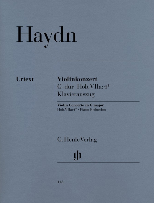 Cover: 9790201804484 | Haydn, Joseph - Violinkonzert G-dur Hob. VIIa:4* | Zorzor (u. a.)