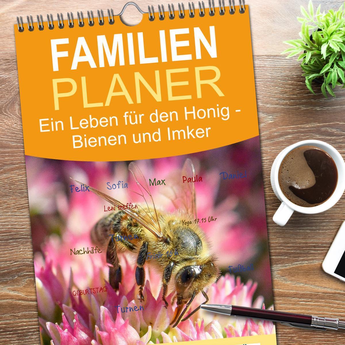 Bild: 9783457104064 | Familienplaner 2025 - Ein Leben für den Honig - Bienen und Imker...