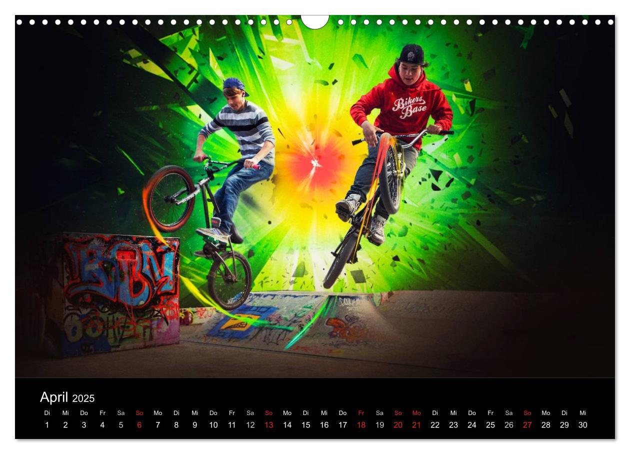 Bild: 9783435614356 | BMX My Life (Wandkalender 2025 DIN A3 quer), CALVENDO Monatskalender